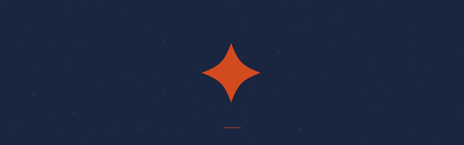 Estrelas sobre fundo navy, identidade visual da categoria Astrologia